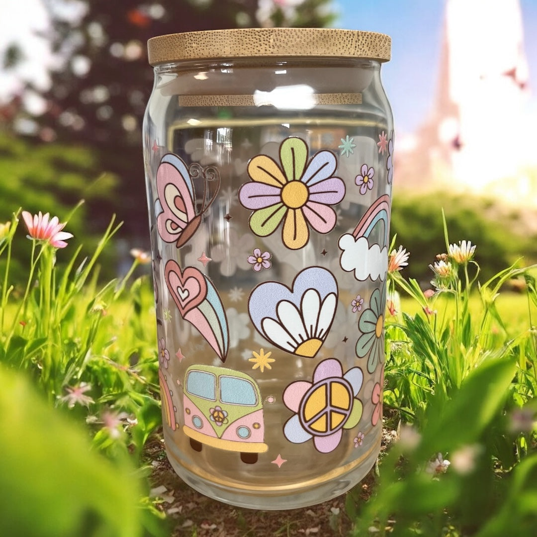 Jesus Fills My Cup Glass Can Tumbler