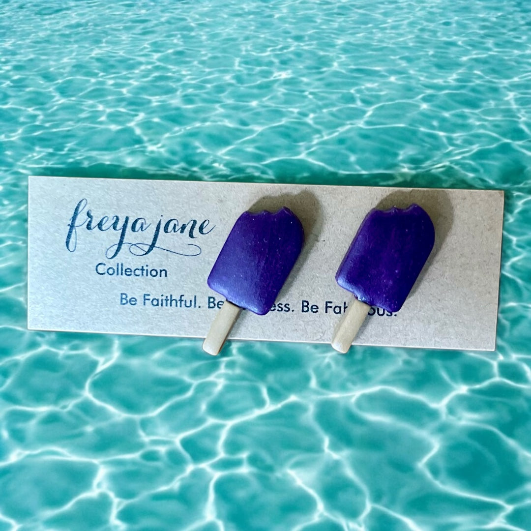 Popsicles in Purple Studs
