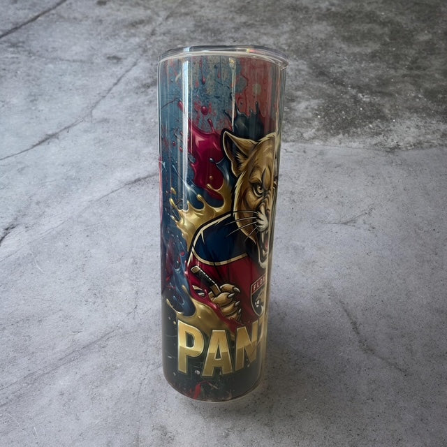 Florida Panthers Hockey 20 oz Split Image Tumbler