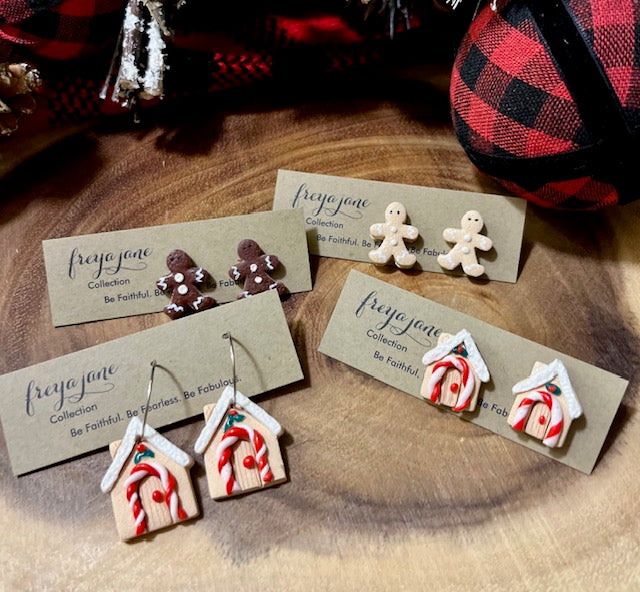 Gingerbread House Studs