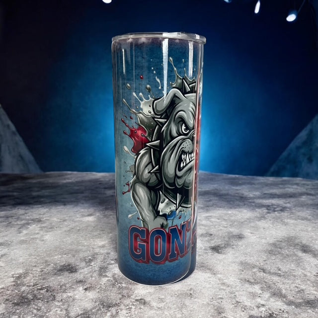 Gonzaga Basketball 20 oz Split Image Tumbler