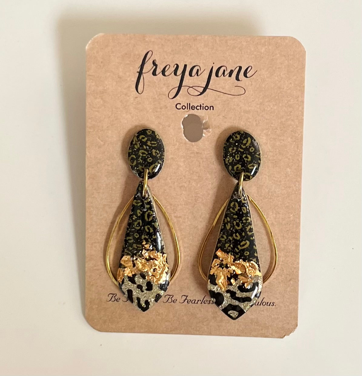 Animal Print Teardrops