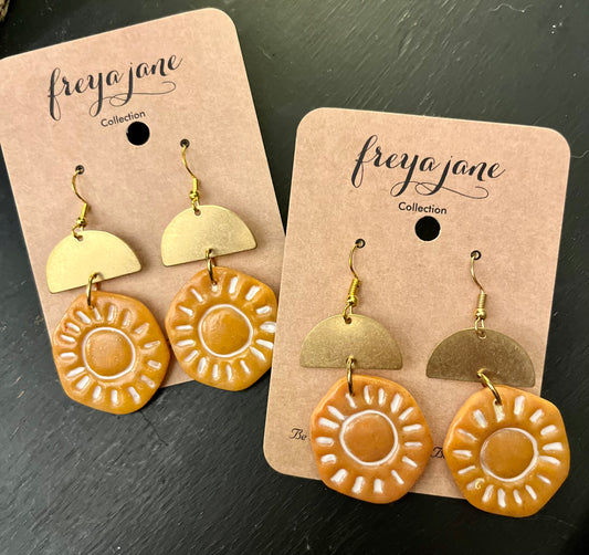 Boho Sunburst Dangles