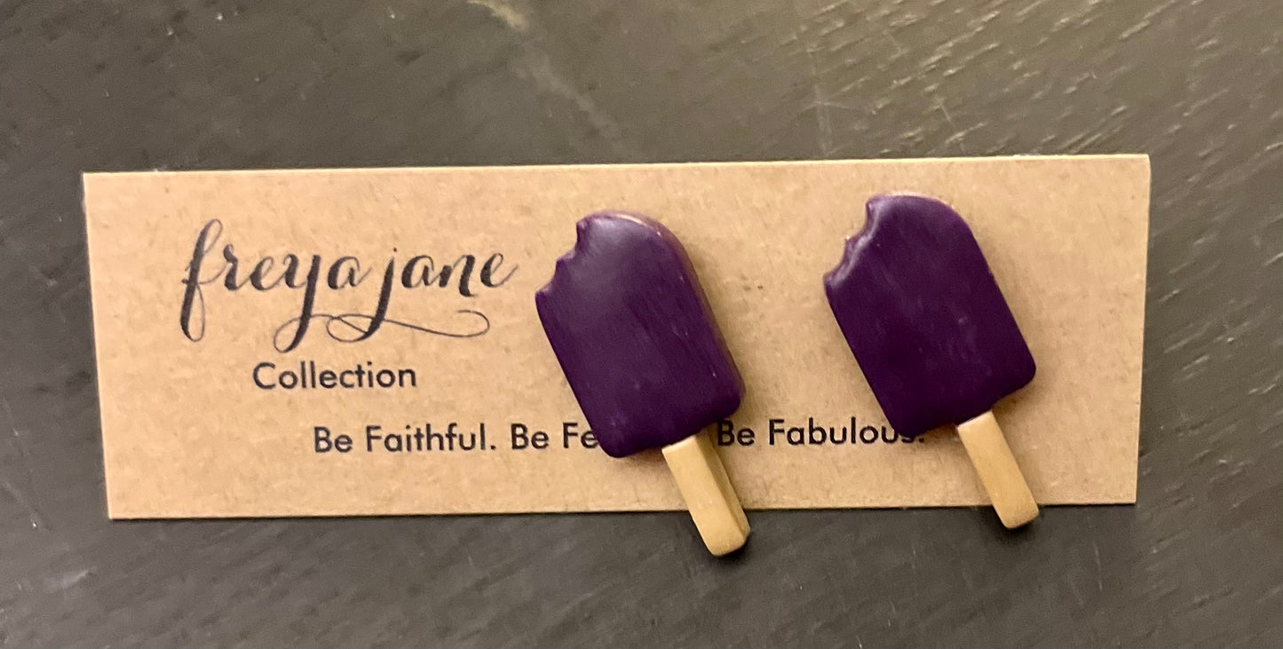 Popsicles in Purple Studs