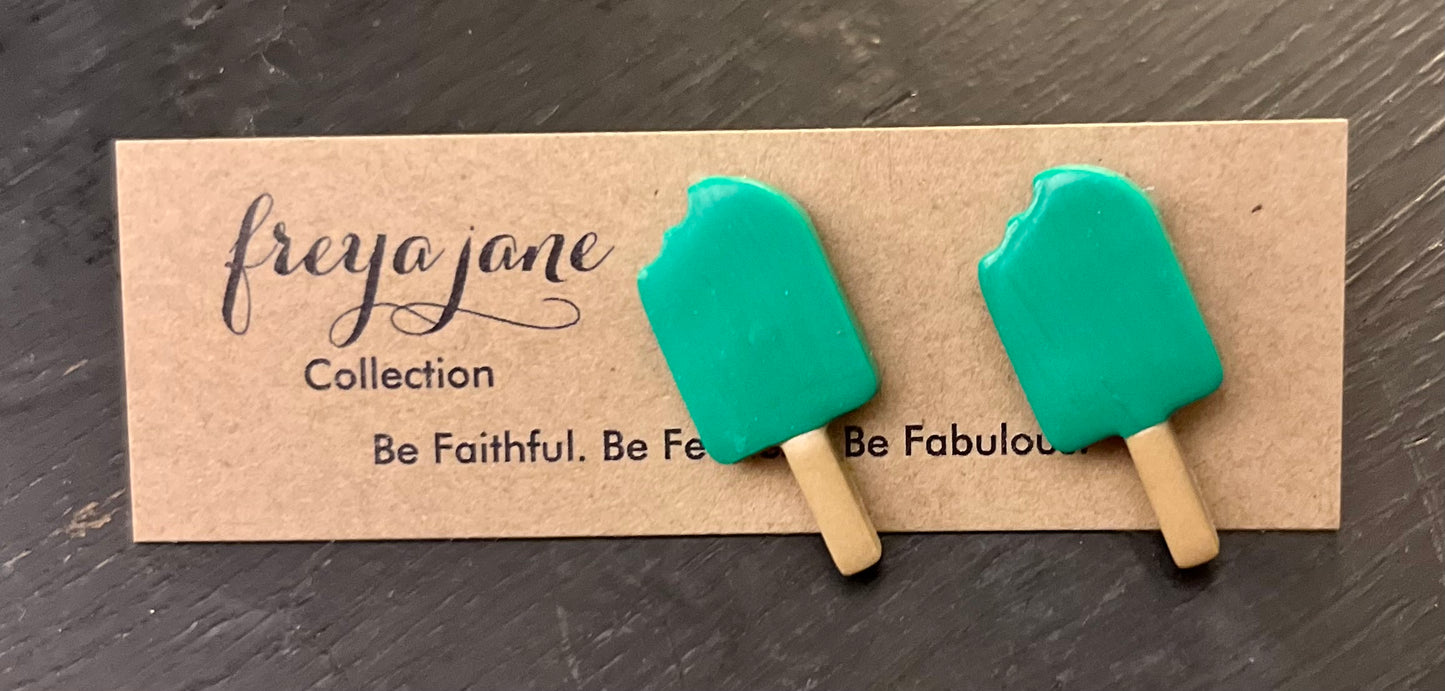 Popsicles in Green Studs