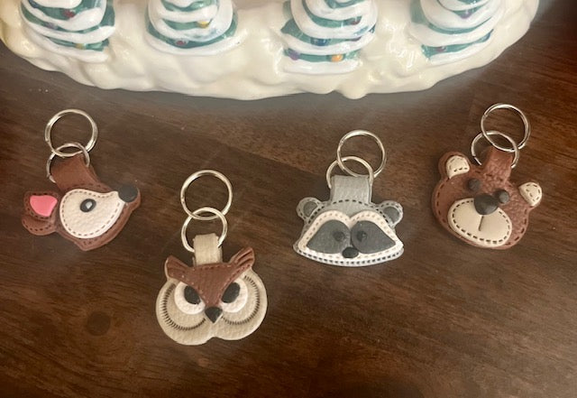 Woodland Friends Keychains - Bear