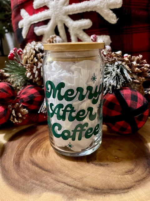 Glass Can - Merry After Coffee - Green