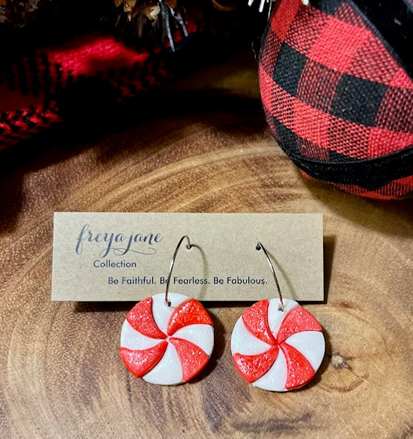 Peppermint Candy Hoops