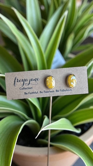 Yellow Terrazzo Studs