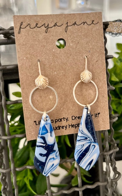 Blue Wave Long Dangles